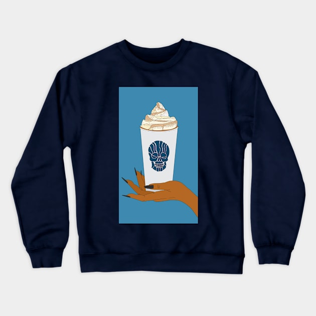 Ace of Lattes Crewneck Sweatshirt by MyNameisAlex